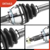 A-Premium Pair (2) Front CV Axle Shaft Assembly Compatible with