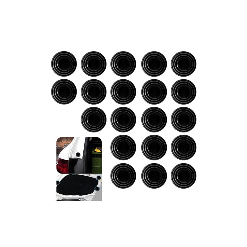 20 PCS Car Door Shock Absorbers - Noise Reduction Bumper
