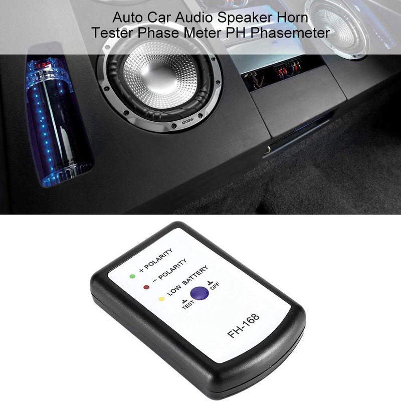 Qiilu Car Speaker, Phase Meter, Audio Speaker, Horn Tester, Phase