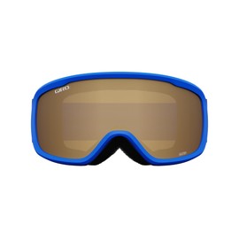Giro Buster Youth Ski Goggles - Snowboard Goggles for Kids, Boys, and Girls - Trim Blue Solar Flair Strap with Amber Rose Lens