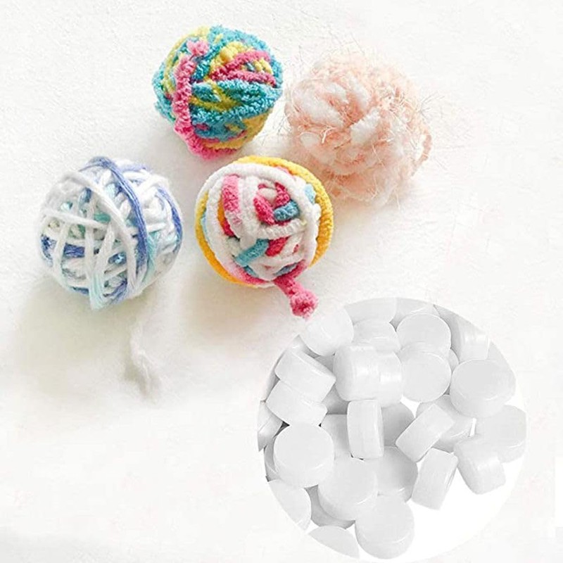 20 Pcs White Rattle Box Noise Maker Insert Squeaker Plastic