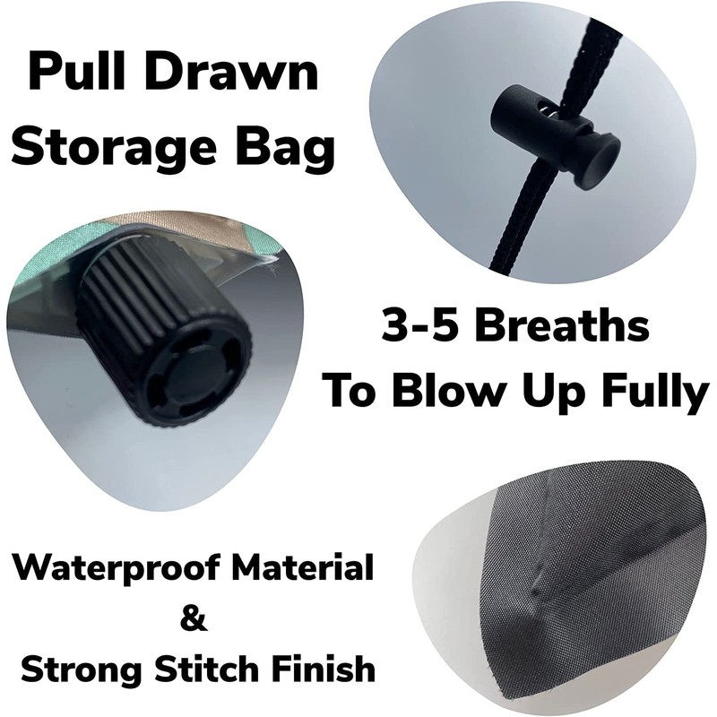 eBoutik - Portable, Lightweight, Inflatable Camping Cushion - Luxury Compact,