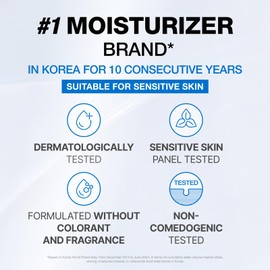 PHYSIOGEL Facial Moisturizer, Provides 120-hour Lasting Hydration Korean Skin care, Fragrance Free, Strengthens Skin Barrier, Lightweight Cream for Sensitive Skin, Ceramide, Squalane, 3.38 fl.oz