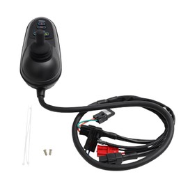 Gdrasuya10 Electric Wheelchair Joystick Controller, 24V DC 4 Keys Wheel Chair Joystick Controller, Electric Mobility Wheelchairs Accessories with Adjustable Speed, Horn & Brake