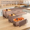 3 Pack pullman loaf pan with lid: pullman loaf pan