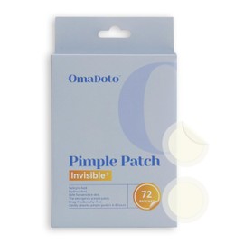 OmaDoto Pimple Patches for Face (72 patches) - Hydrocolloid Acne Patch for Zits and Blemishes - 12mm Invisible for Face - Extra Thin Outer Edege