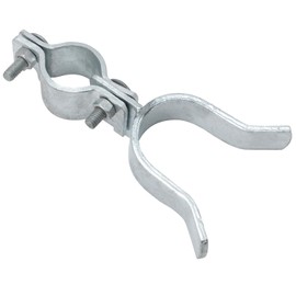 VIVIDA 1-3/8" x 1-7/8" Chain Link Gate Latch, Fence Fork Latch for Metal Gates with Padlock Hole, Galvanized Steel, Chain Link Fence Parts, 1 PCS