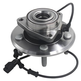 YQAUCES 515073 Front Wheel Hub and Bearing Assembly for Dodge Ram 1500 2002 2003 2004 2005, 5 Lug w/ABS