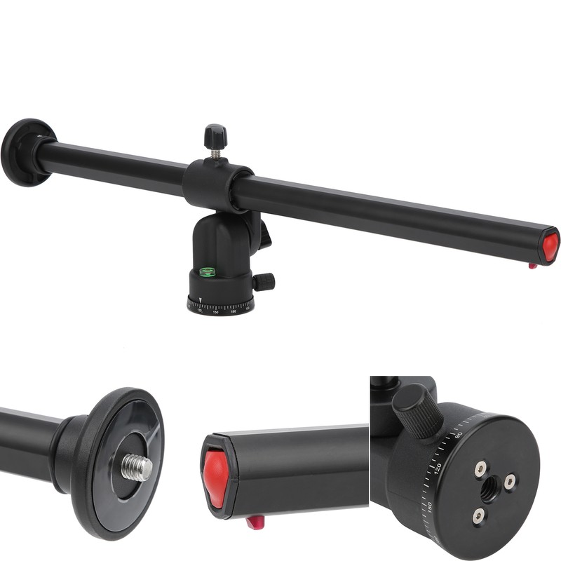 Tripod Crossbar Overhead Shot SLR Ballhead Photography Axle Bracket Extension