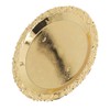 Round Decorative Dinner Plate Stainless Steel Storage Tray for Jewelry
