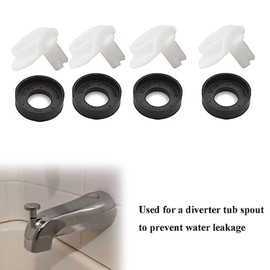 4PCS 101237 OEM for Moen Cup Seal & Diverter Gate for Plumbing Fixture or Faucet, 3800 Tub Spout Replacement Part