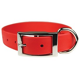 OmniPet Zeta - Collar Regular para Perro, 3/4 x 16, Color Rojo