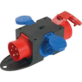 PC Electric PCE9430402 Plastic Splitter for Anton 1 CEE/2 Schuko