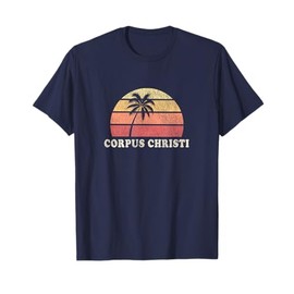 Corpus Christi TX Vintage 70s Retro Throwback Design T-Shirt