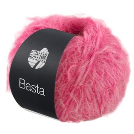 LANA GROSSA Basta Yarn in Fake Fur Look, Loosely Twisted from Fringe Effect and Merino Fibres, Hand Knitting Yarn Made of 50% Virgin Wool (Merino) and 50% Polyamide, 50 g Wool for Knitting and