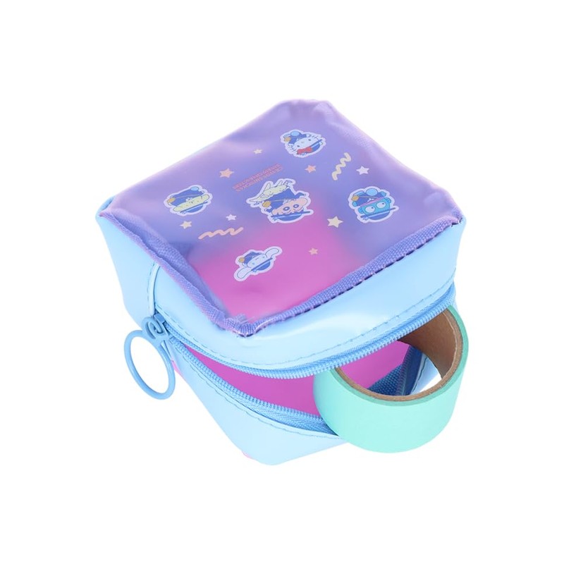 Sunstar Bungu Crayon Shin-chan x Sanrio Characters Pouch, Clear Pouch,