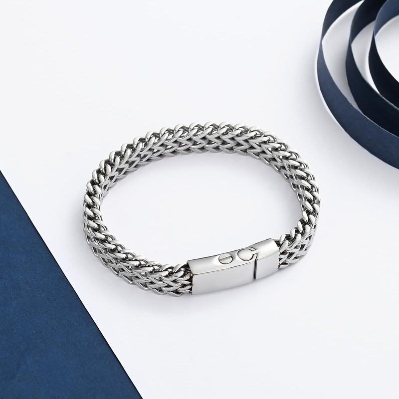 constantlife Cremation Bracelet for Ashes Stainless Steel Urn Link Bracelets