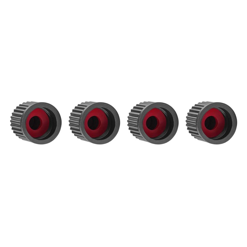 Marcraft Grey Standard Plastic Tyre Wheel Alloy Valve Caps Dust