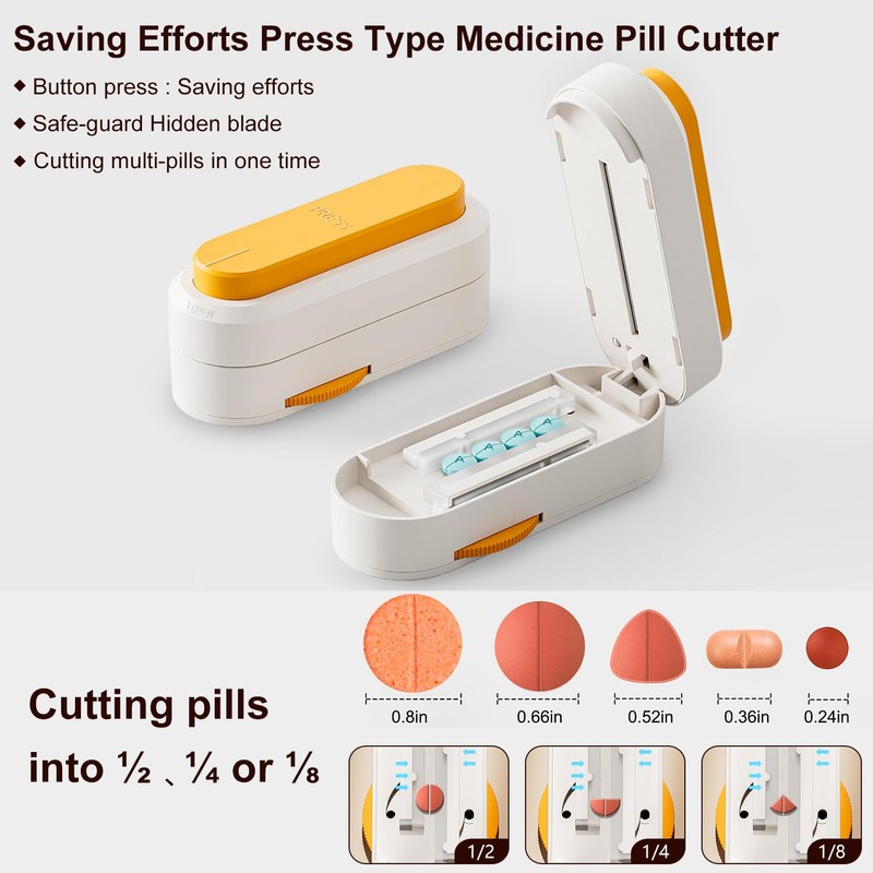 Pill Cutter Splitter for Small and Tiny Larger Pills. |ONE