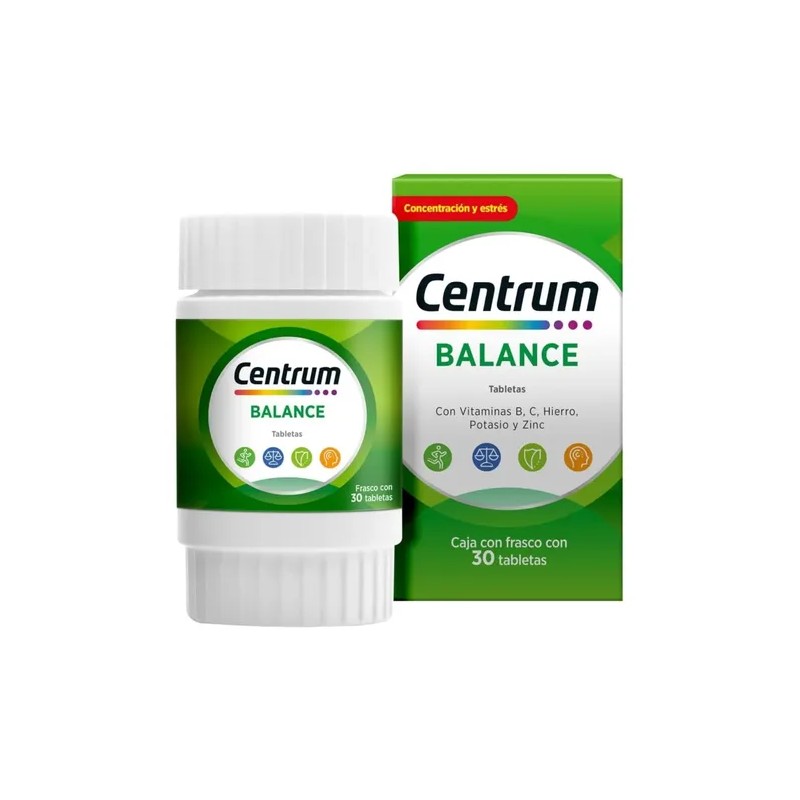 Centrum Balance Viamina Hierro Potasio Tabletas