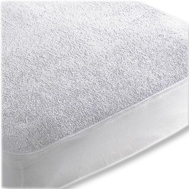 Terry Towelling Waterproof Mattress Protector - Single Size - 90cm x 190cm