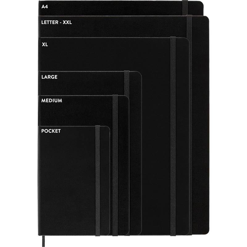 Moleskine Classic Expanded Notebook, Hard Cover, Large (5" x 8.25")