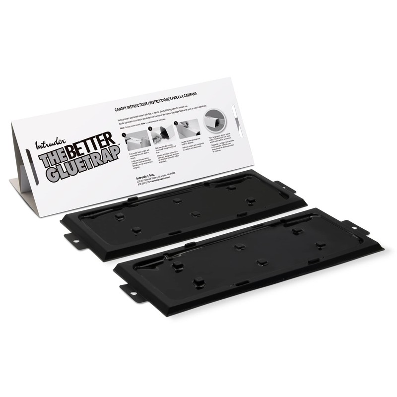 Intruder 17515 The Better GlueTrap-Cold Temperature Glue Trap, Large, Black