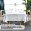 Plenmor Table Cloth Wipeable Tablecloth PVC Plastic Wipe Clean Waterproof