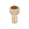 sourcing map Brass Barb Hose Fitting Connector Adapter 10mm Barbed