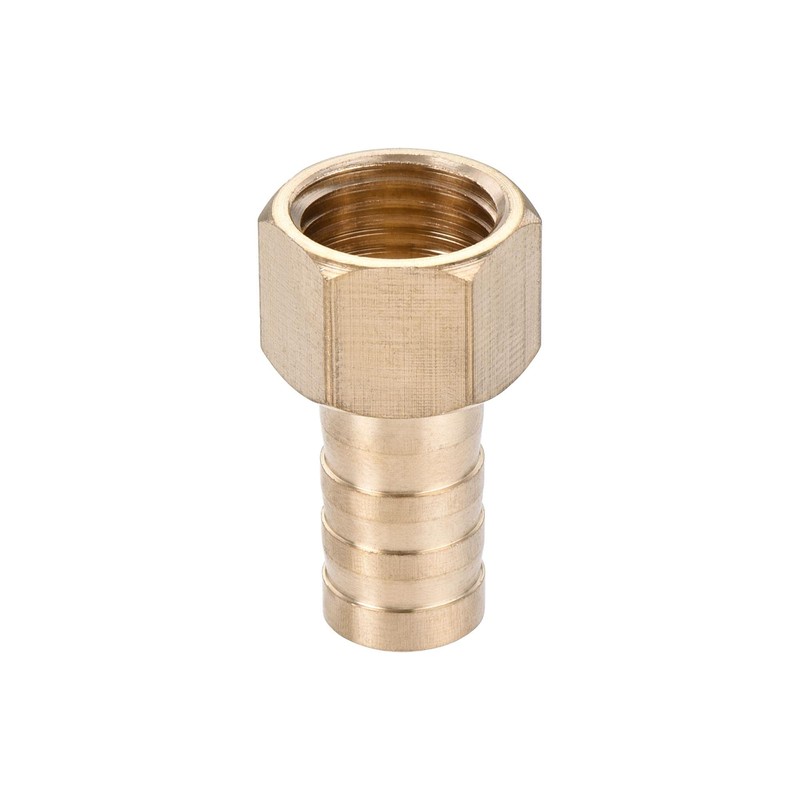 sourcing map Brass Barb Hose Fitting Connector Adapter 10mm Barbed