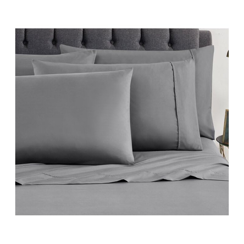 Hotel Queen Size Bed Sheets Set - 6PC Solid Ultra