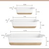 YMASINS Ceramic Baking Dish, Casserole Dishes for Oven, Extra Deep