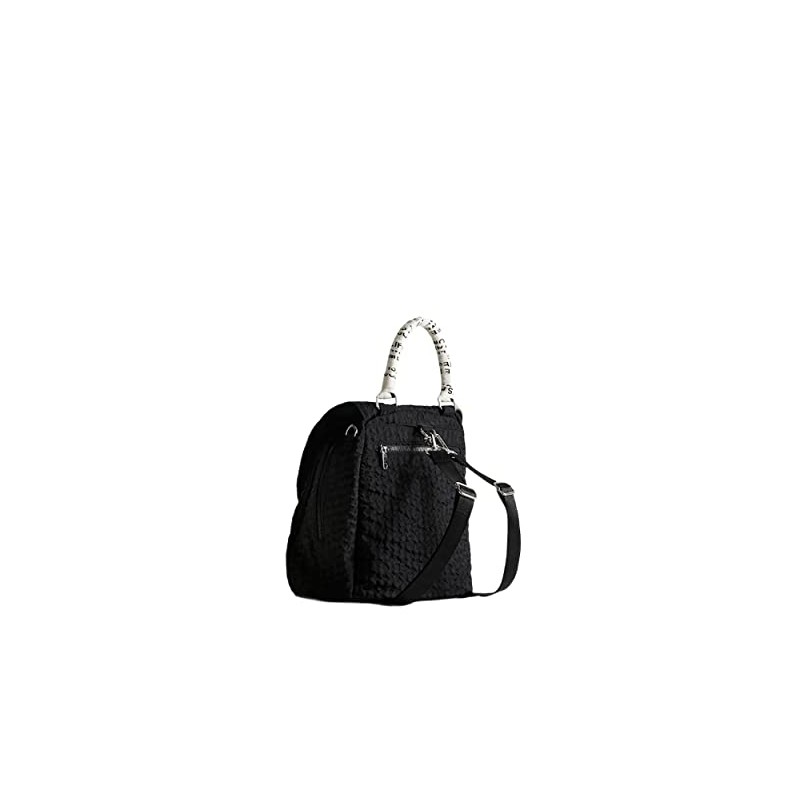 Desigual Women's Back_Free Ankara Backpack Medium, Black, black