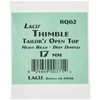 Lacis Open Top Tailor's Thimble Size 17 mm, Acrylic, Multicolour,
