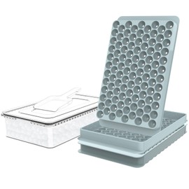 WIBIMEN Mini Ice Cube Trays with Lid - Perfect for Cocktails & Iced Coffee