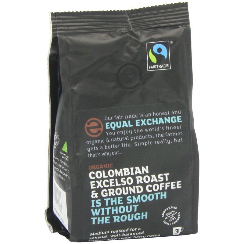 Fairtrade & Organic Colombian Excelso Roast & Ground Coffee 227g