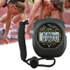 Sports Digital Stopwatch, Waterproof Electronic Digital Stopwatch, Timer with 12/24