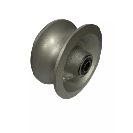 Sourdough Gate Hardware Single Chain Link Gate U-Groove Pipe Wheels-By Sourdough Gate Hardware