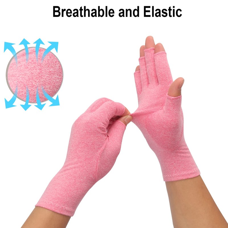 2-Pair Arthritis Compression Gloves for Alleviate Rheumatoid Osteoarthritis, Carpal Tunnel