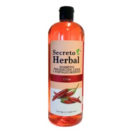 6 Pz Shampoo Secreto Herbal De Chile Prevención Caída Capilar Fortalecimiento
