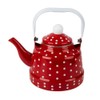 DOITOOL Vintage Tea Kettle 1.1 L Enamel Tea Kettle with