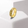 Spinner Ring For Anxiety Women – 6mm Gold Plated Stainless