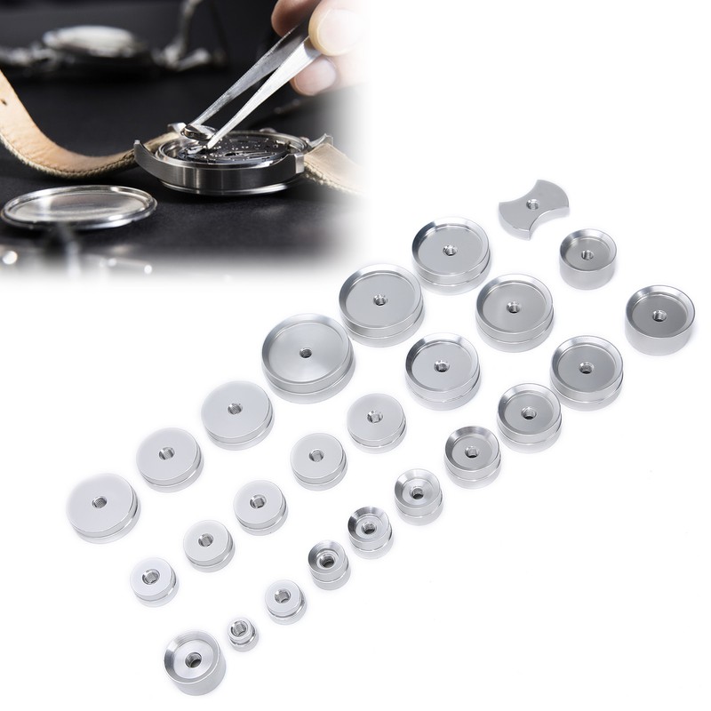 25pcs Capping Machine Dies Aluminum Alloy Watch Back Case Closer