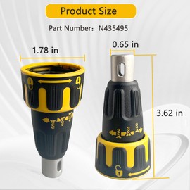N435495 Nose Cone Assembly For DW DCF620 DCF621 DCF620B DCF620D2 DCF620M2 Brushless Drywall Screwgun