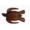 Large Size Hand Carved Mahogany Wood Nautical Turtle Bowl