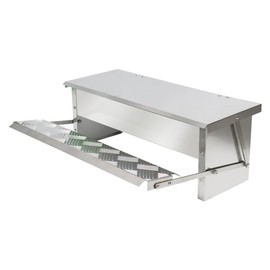 MODUODUO Automatic Chicken Feeder Treadle Poultry Feeders 11lb/5kg Feeding Trough for Chickens, Pheasants, or Roosters