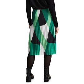 Street One Women's Pleated Midi Skirt, Fresh Spring Green