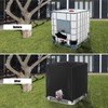 330 Gallon IBC Tote Cover Barlic 420D With Zipper for