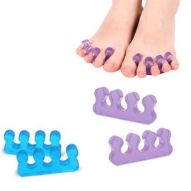 Toe Separators,Toe Dividers Pedicure, Toe Separators use for separation of toenails or for Relief and Toe Fixing,4 Pack