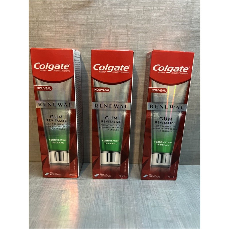 Colgate 3 x Colgate RENEWAL - Revitalizes Gums - Enamel